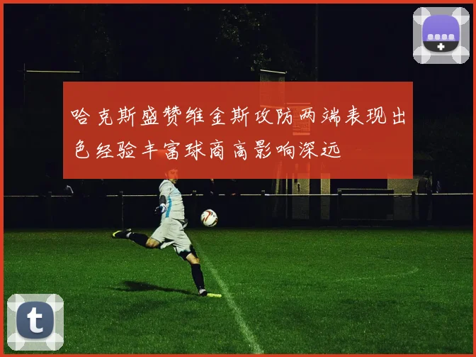 哈克斯盛赞维金斯攻防两端表现出色经验丰富球商高影响深远